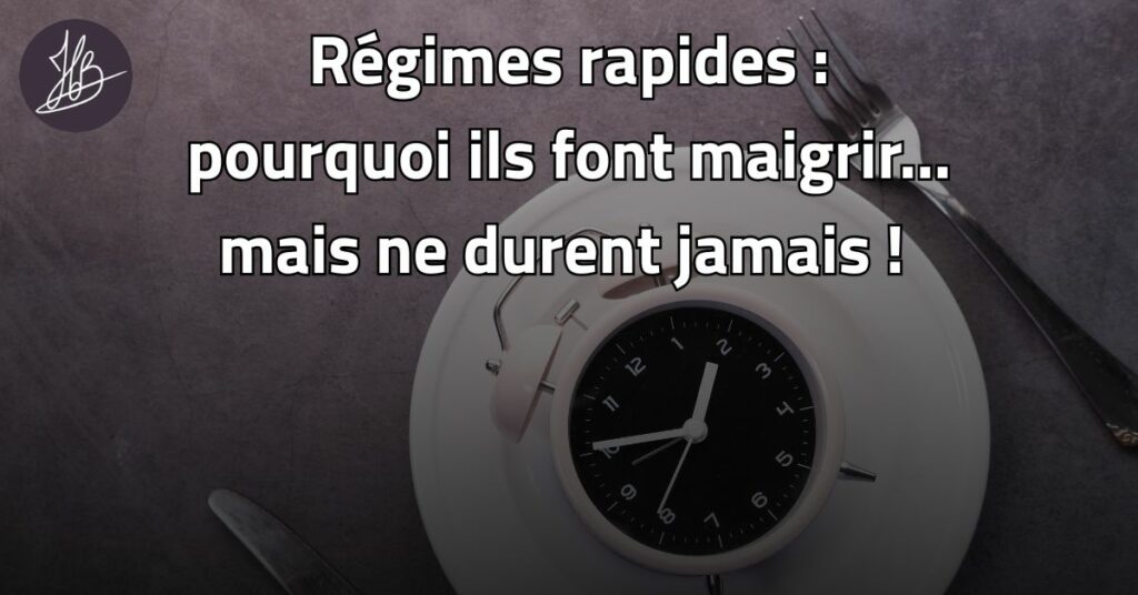 Illustration : Régimes rapides : pourquoi ils font maigrir mais ne durent jamais