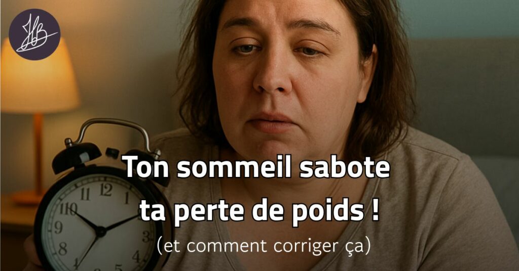 Illustration : Ton sommeil sabote ta perte de poids, dérèglements hormonales