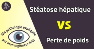 Illustration : Stéatose hépatique vs perte de poids. Ma pathologie expliquée par mon ingénieur APA